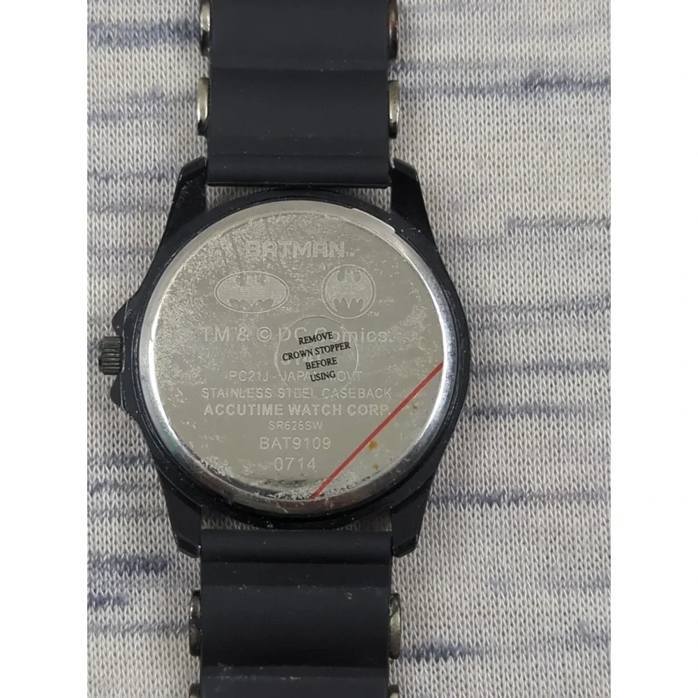 Men's‎ Batman DC Comic Analog 47mm Dial Watch (D418) BAT9109